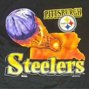 Vintage 1994 Pittsburgh Steelers Graphic T-Shirt Size XL RARE